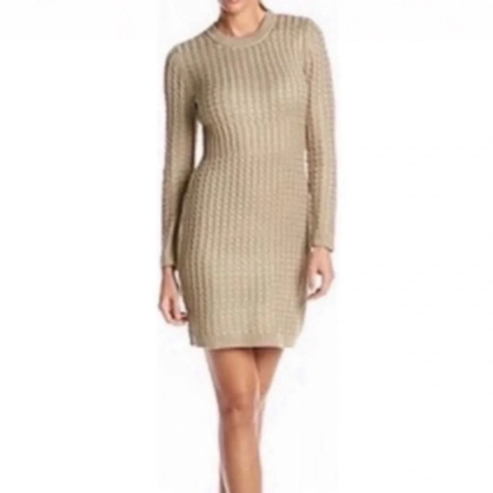 Calvin Klein | Cable Knit Sweater Dress medium - Picture 6 of 7